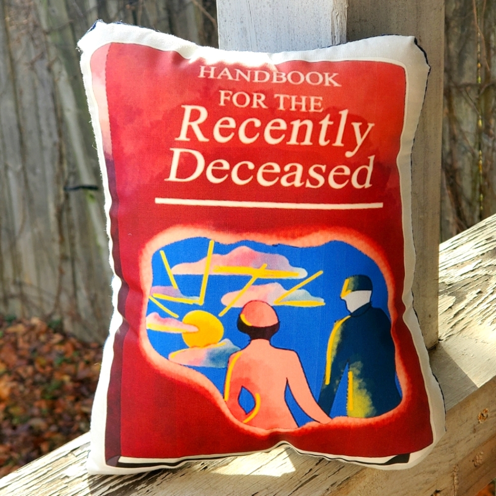 Handbook For The Recently Deceased Beetlejuice Pillow Pal. New.